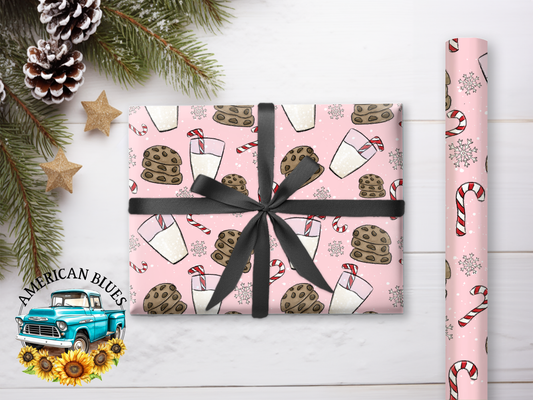 Milk & Cookies wrapping paper