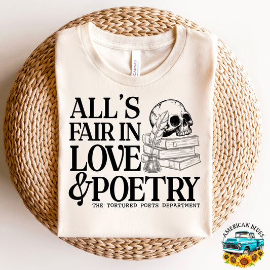 All’s fair in love & poetry