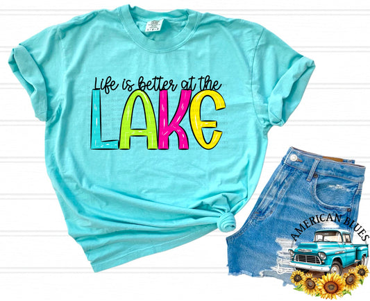 Life is better at the lake digital design | American Blues Designs