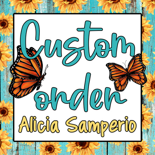 Custom Design- Alicia Samperio- skelly hand