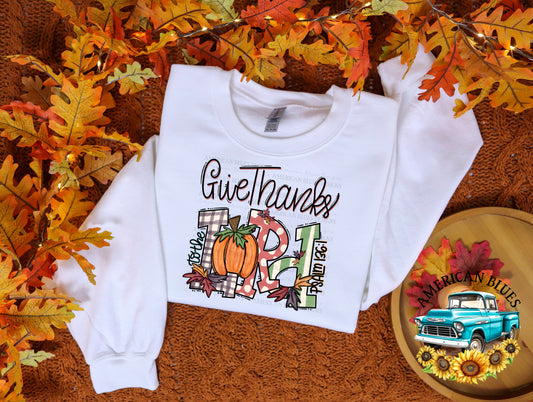 Give Thanks to the Lord | American Blues Designs