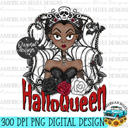 HalloQueen Bundle digital design | American Blues Designs