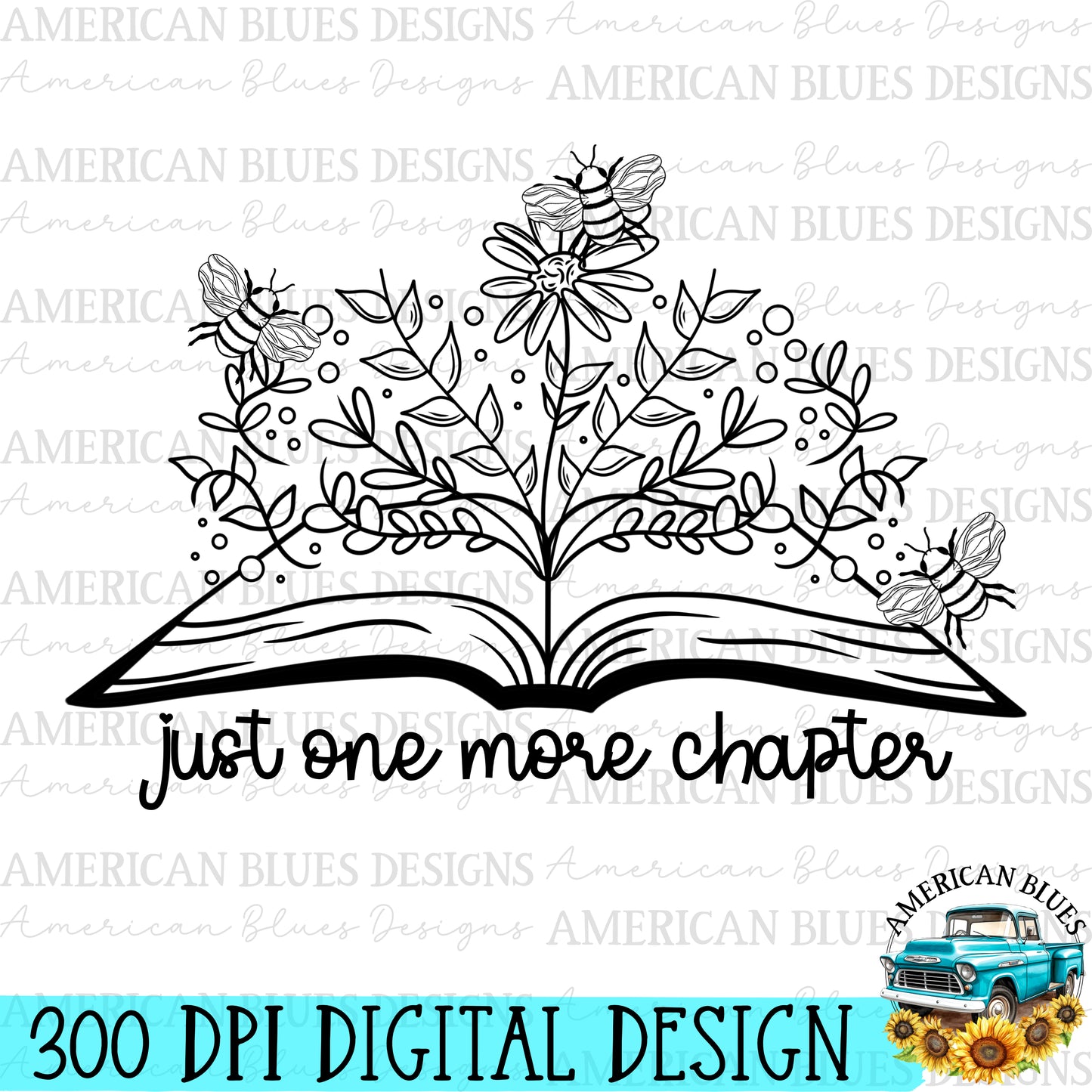Just one more chapter | American Blues Designs