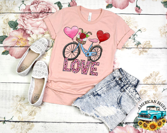 LOVE Valentines Bicycle