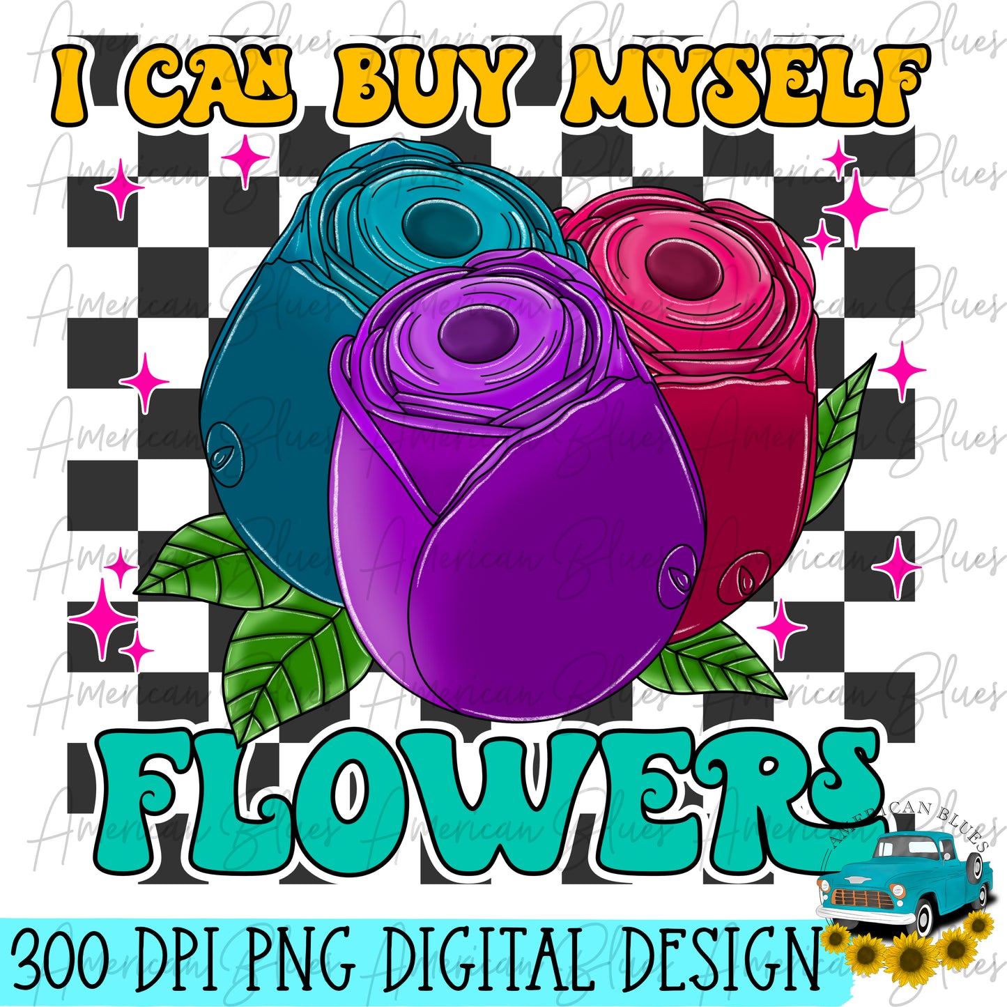 I can buy myself flowers- retro 2