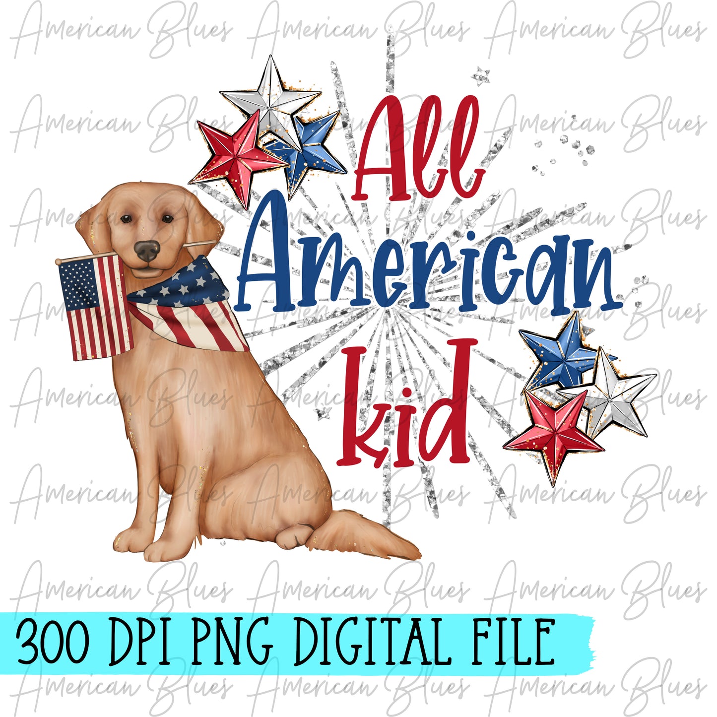 All American kid- dog