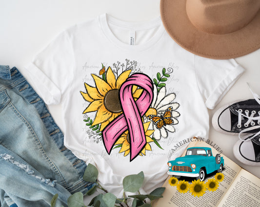 Breast Cancer Awareness- Sunflowers & Daisies