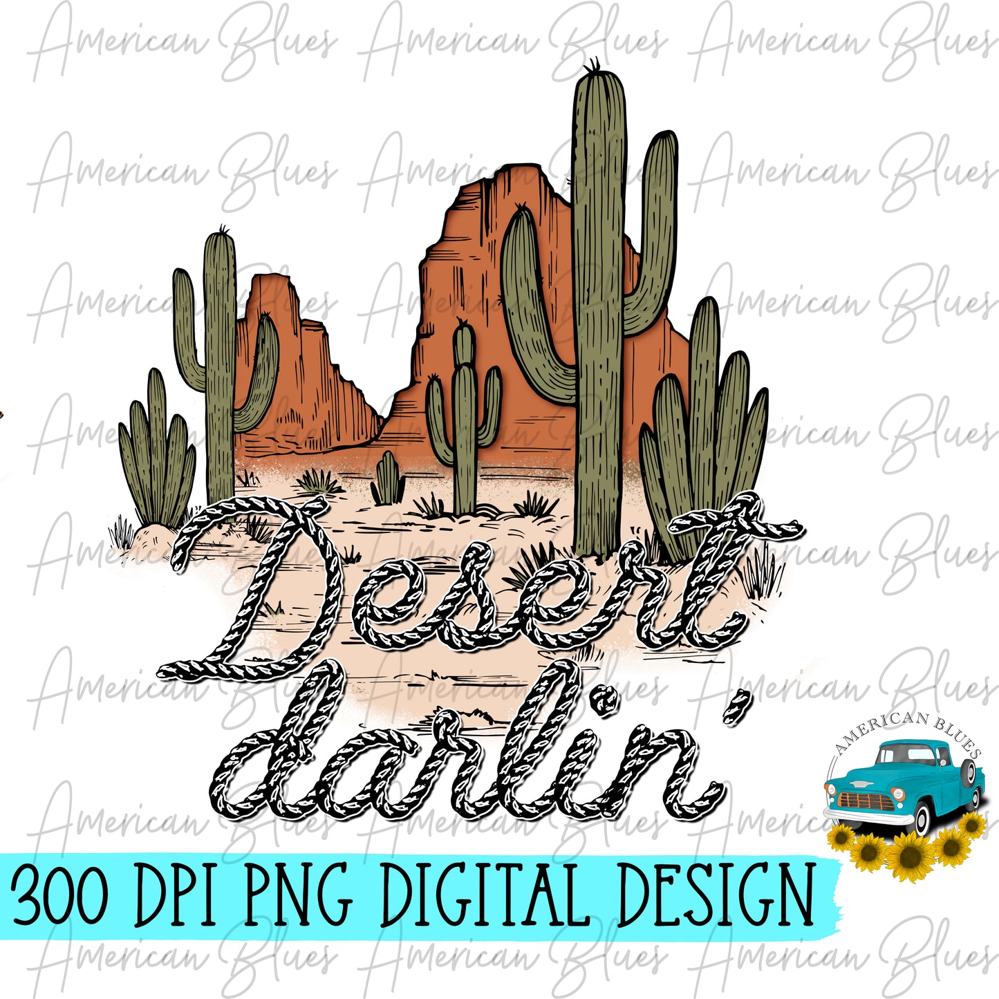Desert Darlin'- black rope