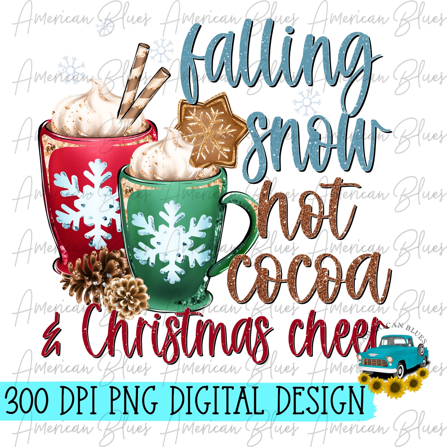 Falling snow, hot cocoa & Christmas cheer