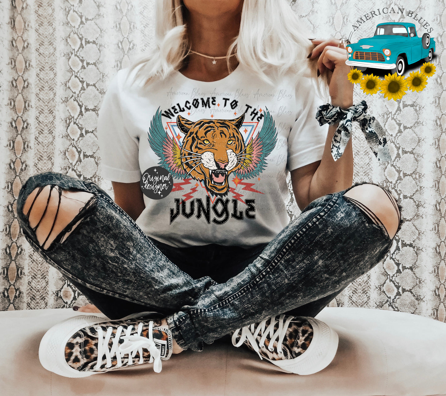 Welcome to the jungle- distressed & regular versions