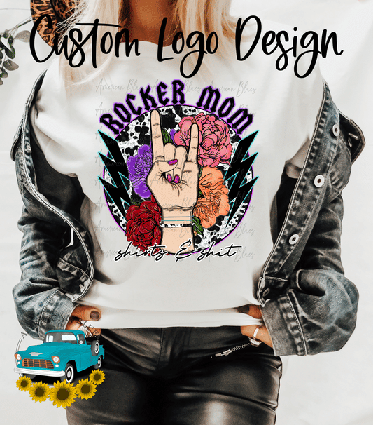 Custom Logo- Rocker Mom