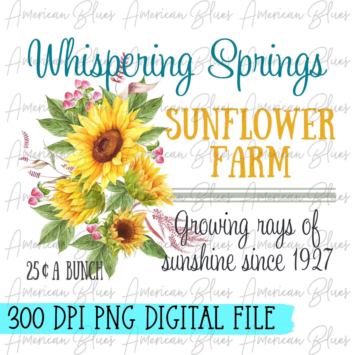 Whispering Springs sunflower farm DIGITAL
