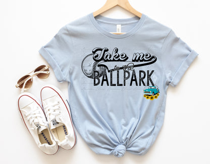Take me to the ballpark- single color